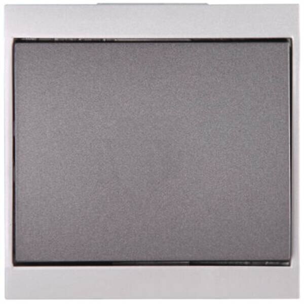 Kopp Kopp 621315080 Taster ohne Beleuchtung 10AX 250V Malta anthrazit-silber
