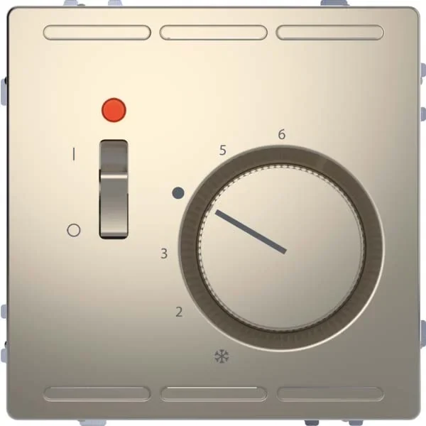 Merten Merten RT-Rregler nickelmet 230V Schalter+ZPL MEG5760-6050