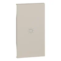 BTicino KM01M2A LivingNow 2M Tasten- abdeckung mit Symbol Licht Sand