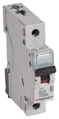 Legrand 404086 TX3 LS-Schalter B 25A 1-polig 10kA 230/400VAC 1TE