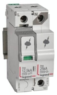 Legrand 412276 Kombiableiter Typ 1+2 1+1 Schaltung für TT/TN-S 230/400V 12,5kA
