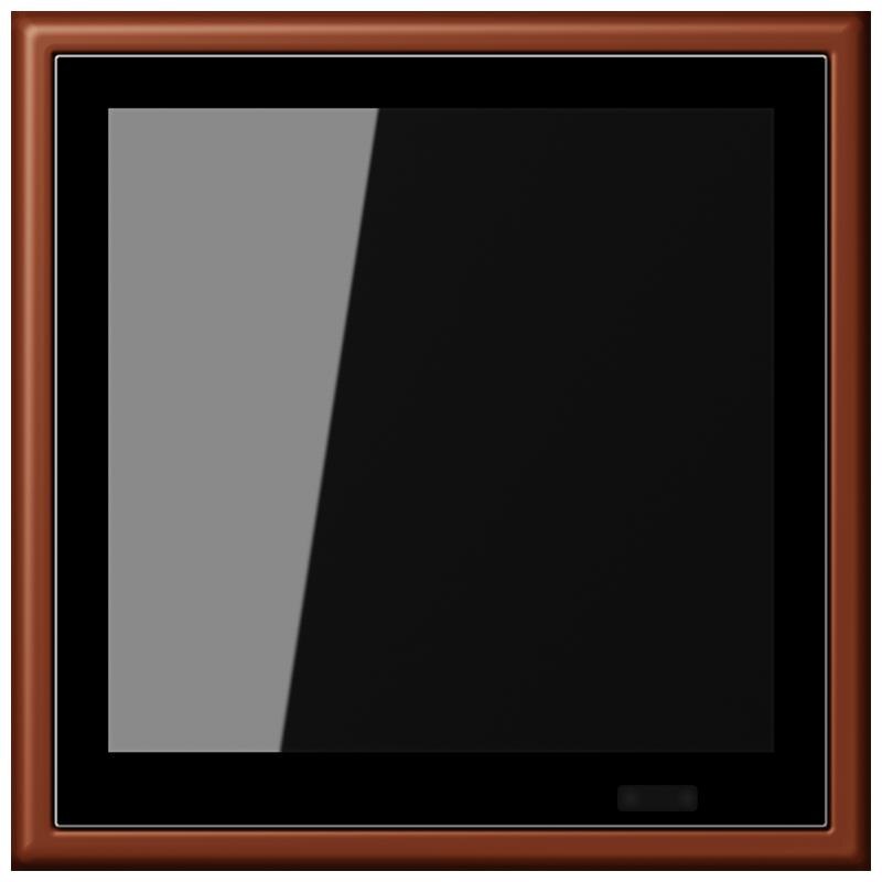 Jung Jung LC 459 D1 S247 KNX Raumcontroller LS TOUCH Serie LS terre sienne brûlée 59