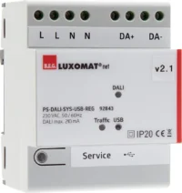 BEG Brück Electronic DALI-Netzteil DALI-SYS PS-DALISYSUSB-Reiheneinbaugerät weiß