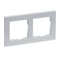 Legrand 765282 SEANO+2-fach Rahmen in der Farbausführung Aluminium lackiert
