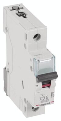Legrand 403425 TX3 LS-Schalter C 0,5A 1-polig 6kA 230/400VAC 1TE