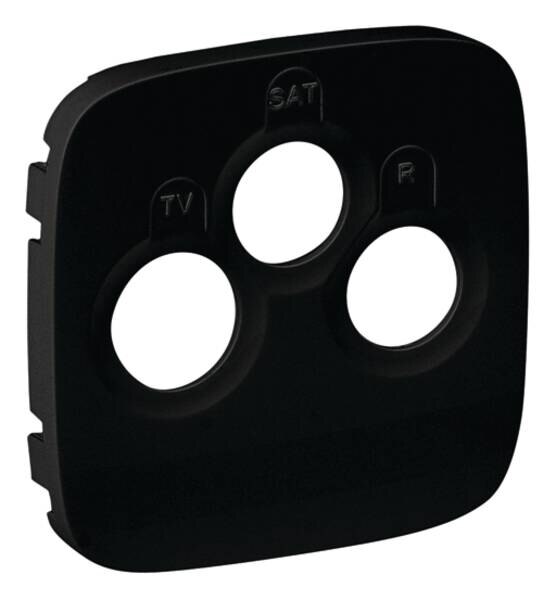Legrand Legrand 754798 TV-R-SAT-Abdeckung Valena Allure schwarz