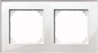 Merten Rahmen Glas 2 fach bril/ws waage/senkrecht 489219