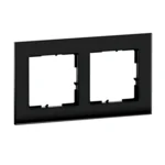 Legrand 766112 SEANO Natura 2-fach Rahmen aus Echtmaterial Farbausführung Black