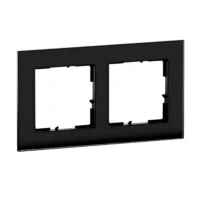 Legrand 766112 SEANO Natura 2-fach Rahmen aus Echtmaterial Farbausführung Black