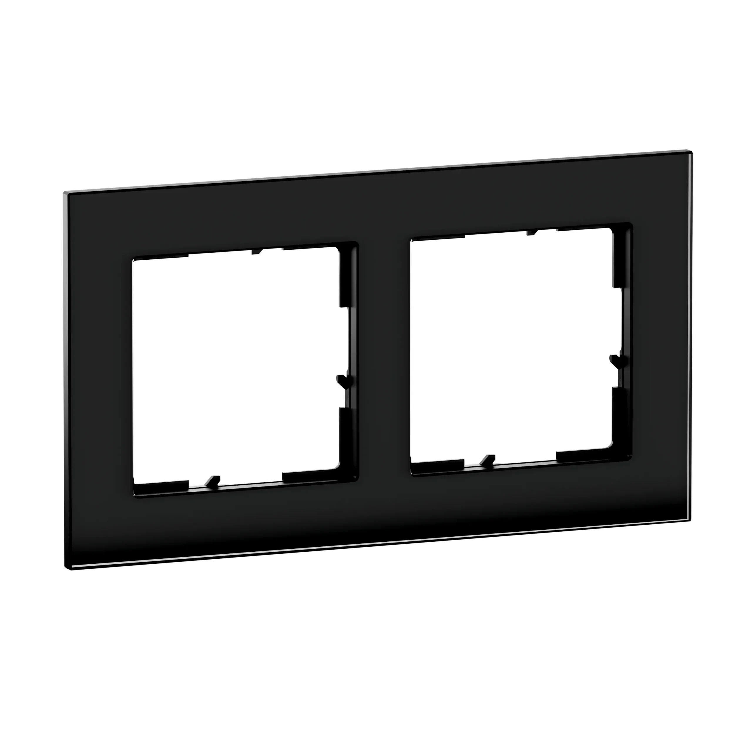 Legrand 766112 SEANO Natura 2-fach Rahmen aus Echtmaterial Farbausführung Black