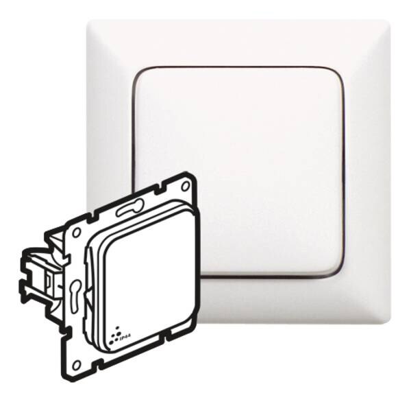 Legrand Legrand 776701 Einsatz Wechsel Wippe Feuchtraum Unterputz Creo ultraweiß