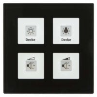 MDT technologies Glastaster Plus 4-fach schwarz BE-GT04S.01