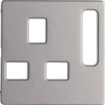 Berker Zentralstück British Std. Q1/Q3 aluminium 3313076084