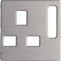 Berker Zentralstück British Std. Q1/Q3 aluminium 3313076084