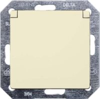 Siemens 5UB1907 DELTA i-system elektro- weiß SCHUKO Steckdose Klappdeckel