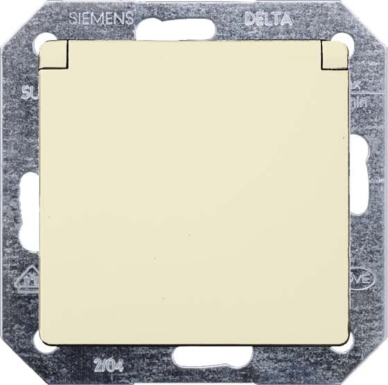 Siemens Siemens 5UB1907 DELTA i-system elektro- weiß SCHUKO Steckdose Klappdeckel