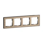 Legrand 765294 SEANO+4-fach Rahmen mit Echtmaterialoberfläche Farbausführung
