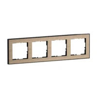 Legrand 765294 SEANO+4-fach Rahmen mit Echtmaterialoberfläche Farbausführung
