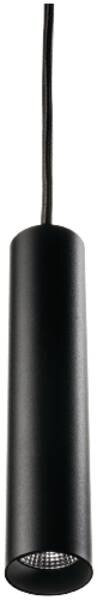 SG Leuchten SG LEUCHTEN LED-Pendelleuchte 1LED 2700K ZIP TUBE MICRO 320628 360lm Konverter schwarz sym