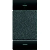 BTicino L4911ADN LivingLight Symbolwippe 1M (+/) REGELUNG Anthrazit