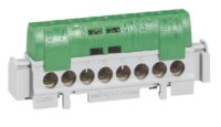Legrand 004832 Klemmenleiste grün 8x1,5-16qmm Länge:75mm