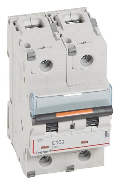Legrand Legrand 409776 DX3 LS-Schalter C 100A 2-polig 25kA 400VAC 3TE