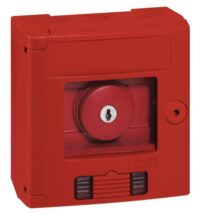 Legrand 038009 Sicherheitskasten IP44 IK07 mit Pilz-Schlüsseltaster+LED-Leuchtm.