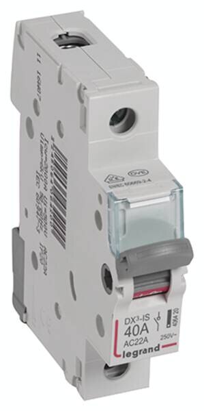 Legrand Legrand 406420 DX3 Lasttrennschalter 1-polig 40A 250VAC Kategorie AC-22A