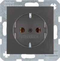 Bild vom Produkt: Berker Schuko-Steckd.anth/matt 47431606