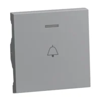 Legrand 765215 SEANO Wippe beleuchtet mit Symbol Klingel Farbausführung Aluminium