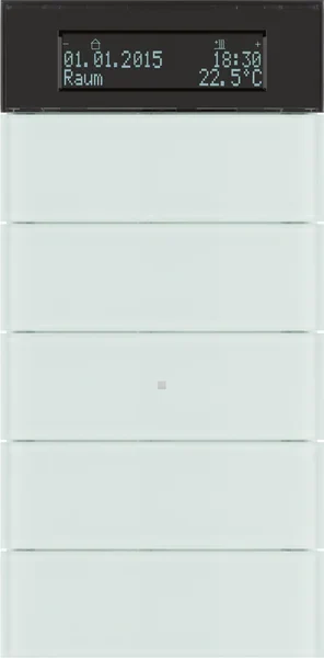 Berker Berker Tastsensor 5-fach Glas polarweiß 75665590