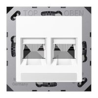 Jung A1569-2NAATWW Abdeckung f.ModJack 2fach NA AT (AT&T)