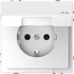 Merten SCHUKO-Steckdose lotosws mit Klappdeckel MEG2314-6035