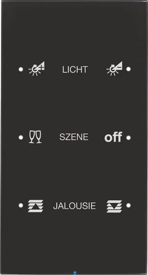 Berker Berker Touch-Sensor 3-fach Glas schwarz 75143155