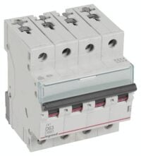 Legrand 403778 TX3 LS-Schalter D 63A 4-polig 6kA 400VAC 4TE