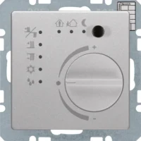 Berker Temperaturregler alu/lackiert mit Tast schnittstelle 75441124
