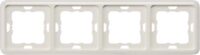 Siemens 5TG1814 DELTA profil titanweiß Rahmen 4-fach