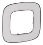 Legrand 754421 Rahmen 1-fach Valena Allure Weiß Mirror Kunststoff Glasoptik