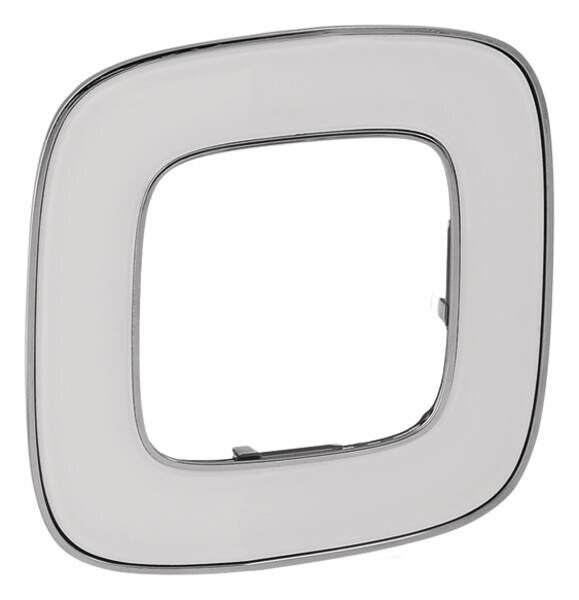 Legrand 754421 Rahmen 1-fach Valena Allure Weiß Mirror Kunststoff Glasoptik
