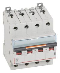 Legrand 409843 DX3 LS-Schalter D 2A 4-polig 25kA 400VAC 4TE