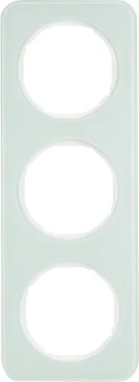 Berker Rahmen Glas/pows 3-fach 10132109