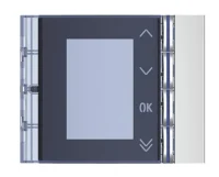 Bticino 352501 Frontblende Displaymodul Allmetal