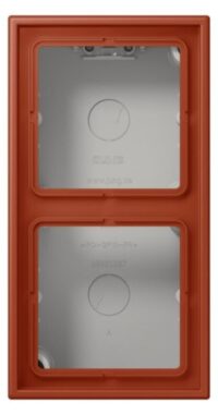 Jung LC 582 A 232 AP-Kappe 2-fach Duroplast lackiert Serie LS l'ocre rouge (32110)