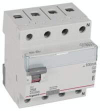Legrand 411774 TX3 Fi-Schalter 25A 4-polig 100mA Typ A 400VAC 4TE
