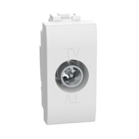 Bticino N4202DN LivingLight TV-Dose für End- und Einzelanschluss 1M Weiß