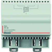 BTicino F551 Reiheneinbaugerät Switch 4-fach 10/100 MB 4TE DIN