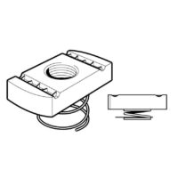 Legrand PN062G Federgleitmutter kurz M6 tauchfeuerverzinkt