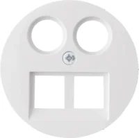 Berker Zentralstück 2-fach pws DATA/TV/FM Homeway 14452089