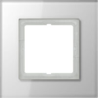Jung Glasrahmen 1-fach alpinweiß waage/senkrecht LSP 981 GL WW