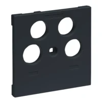 Legrand 765457 SEANO Abdeckung TV-R-SAT-SAT für Fremdfabrikate Anthrazit